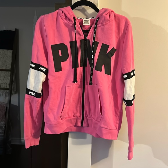 PINK full zip sweater - Picture 1 of 3